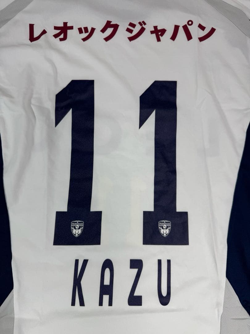 2010 横浜FC #11 カズ　三浦知良　ユニフォーム　ヒュンメル　未使用 L