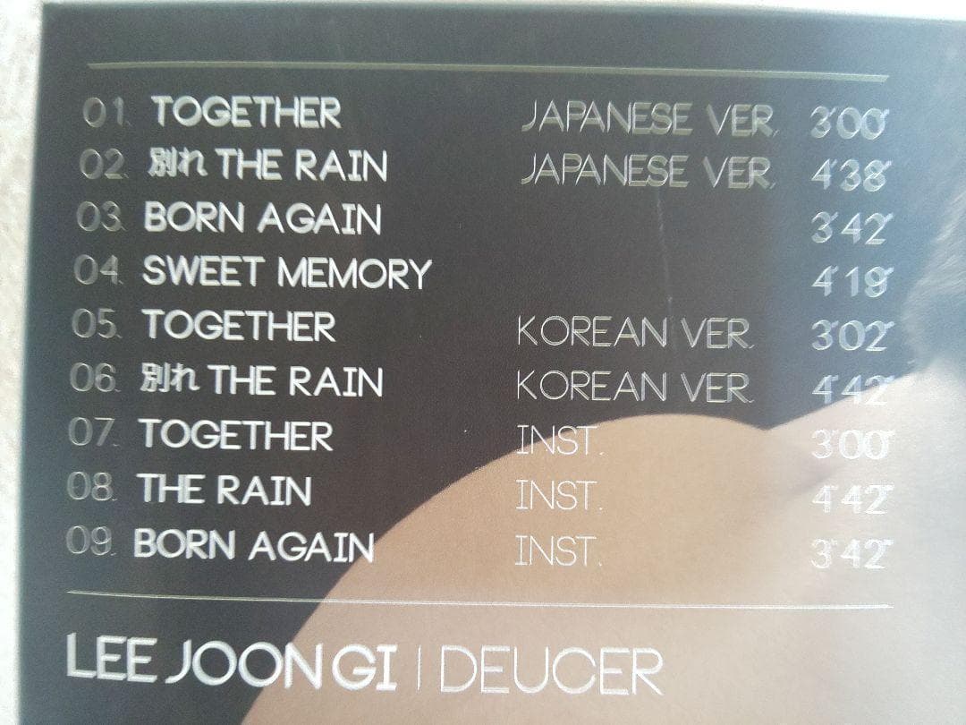 【希少】イ▪ジュンギ★DEUCER★CD+DVD+フォトブック
