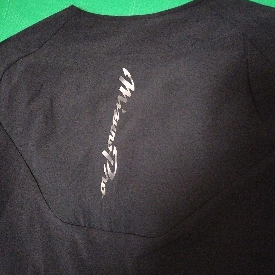新品　MizunoPro　Ｖジャン　ハーフジップタイプ　ブラック