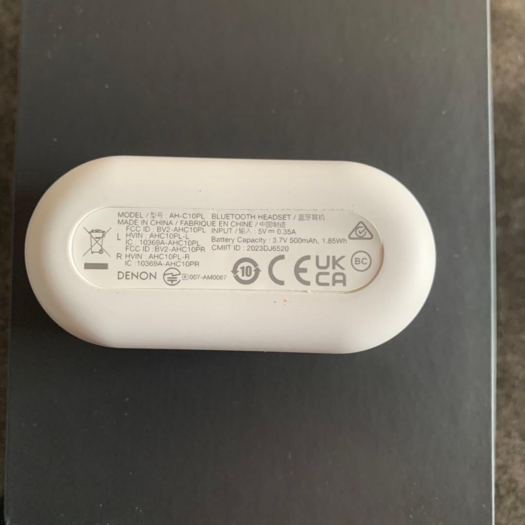 【美品】Denon PerL (AH-C10PL) 完全ワイヤレスイヤホン
