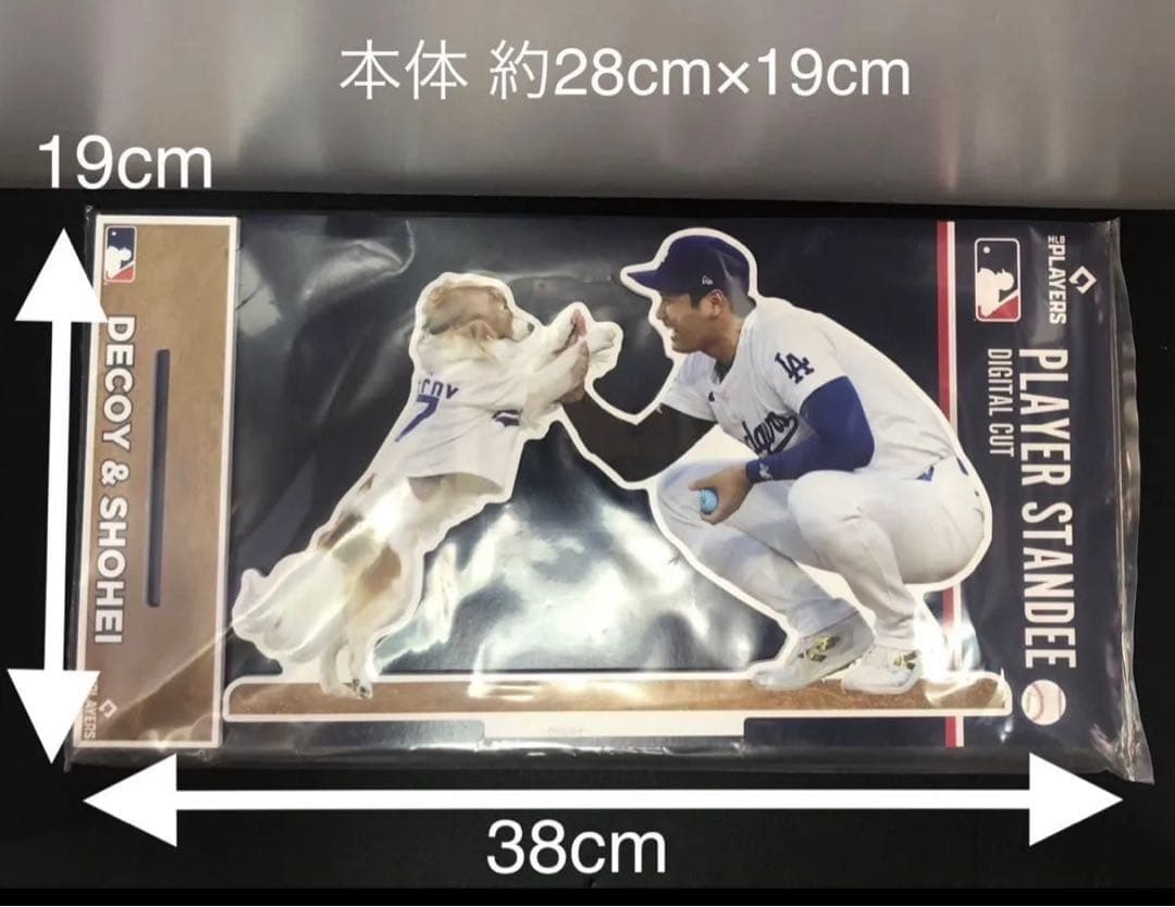 【MLB公式商品】大谷翔平 & デコピン プレイヤースタンド ドジャース始球式
