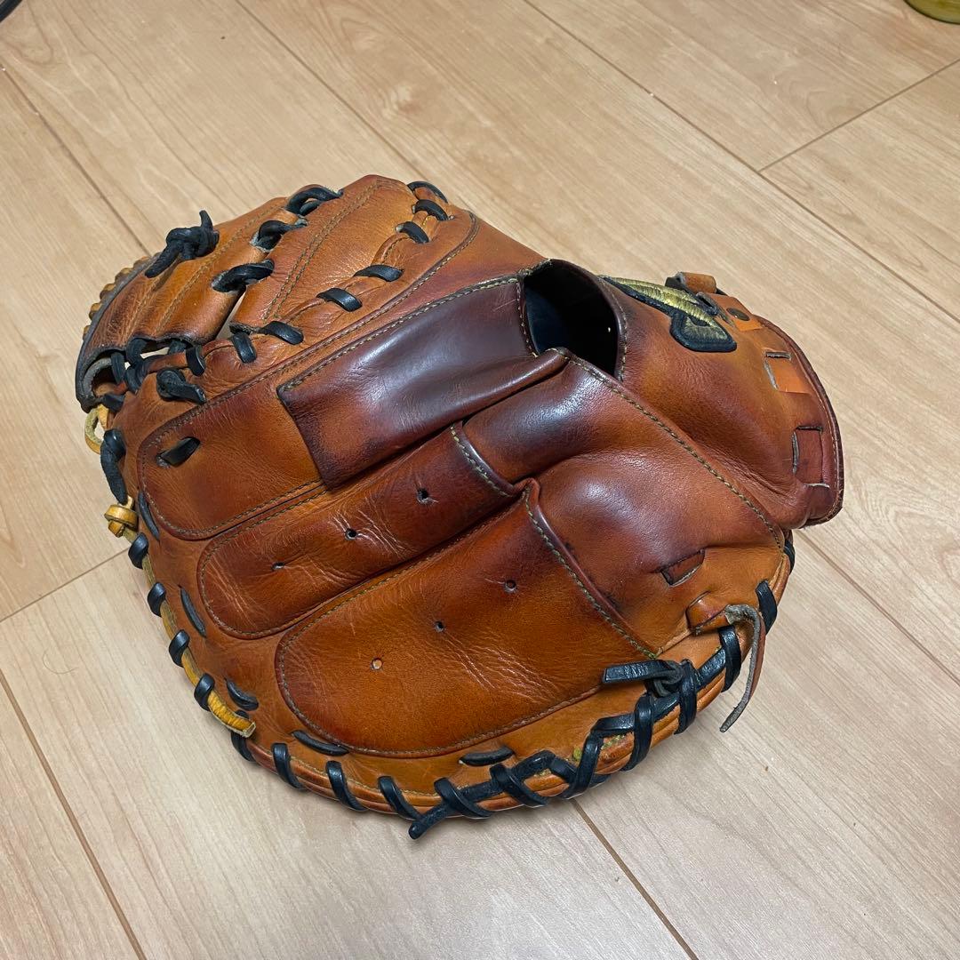 ハタケヤマ　硬式　キャッチャーミット 型付け済　即戦力