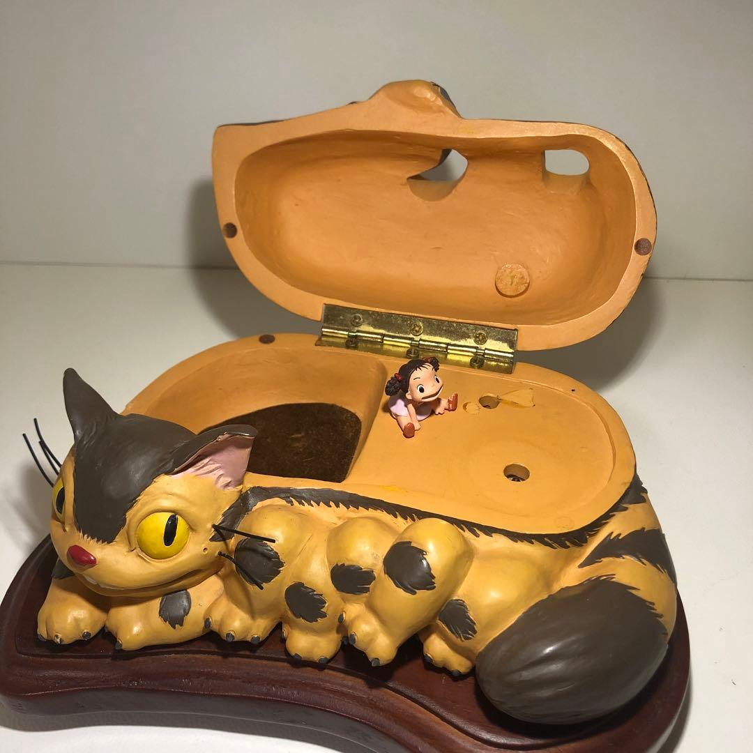 【値下げ交渉受け付けます】となりのトトロ　ネコバス　オルゴール　小物入れ