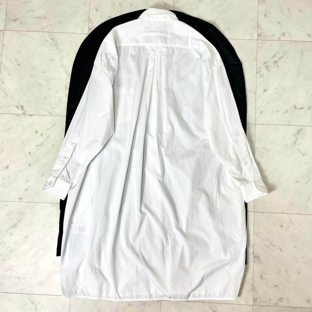 【極美品】ティッカ 別注 NO.3 スクエアチュニック シャツ フリー 白