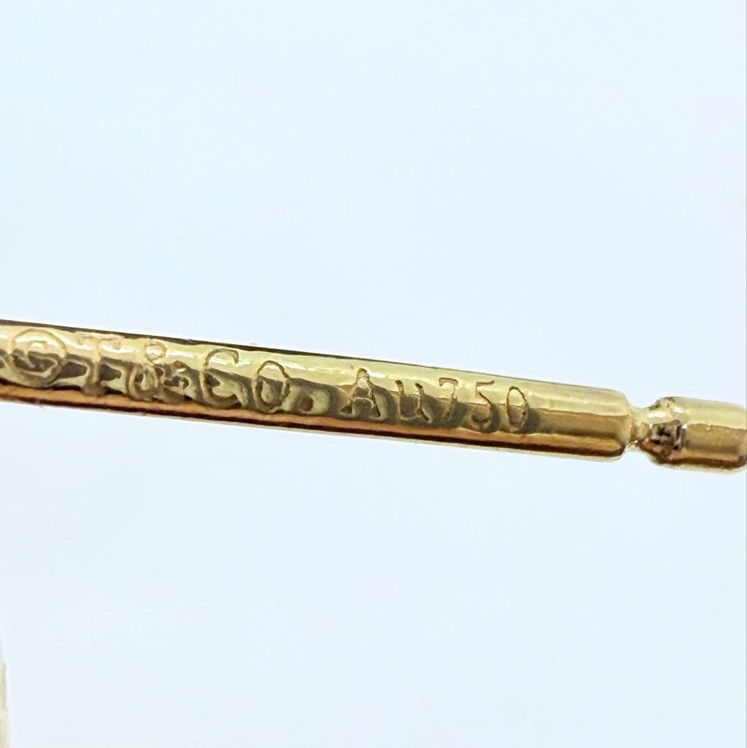 Tiffany & Co. スマイルピアス　イエローゴールド　片耳　キャッチのみ