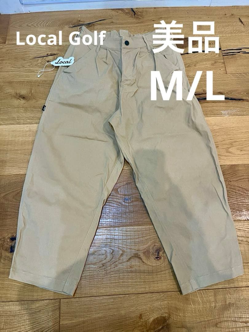 美品Local GOLF LCG ANKLE PANTS BEIGE M/L
