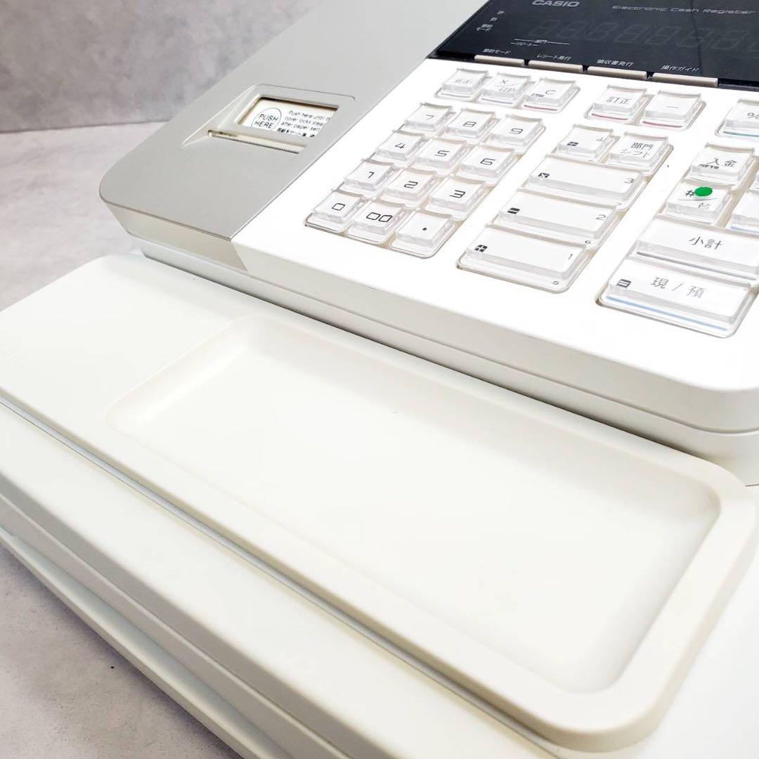 【動作良好】CASIO カシオ 電子レジスター SE-S20 ドロアー鍵なし