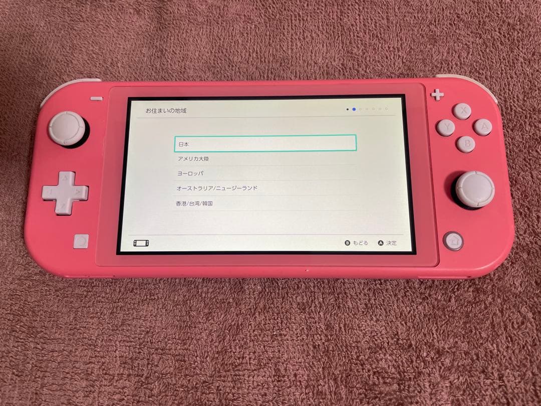 Nintendo Switch Lite コーラスピンク 本体 訳あり