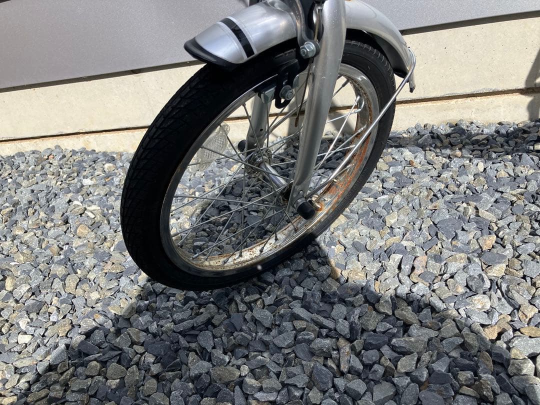 折りたたみ自転車 シルバー コンパクト16 OTOMO