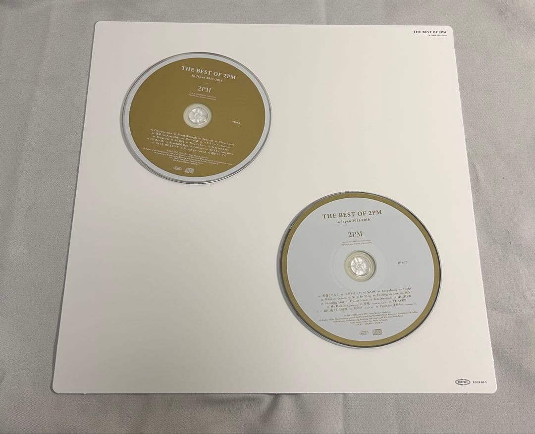 THEBESTOF2PM Japan 2011-2016ファンクラブLP盤2CD