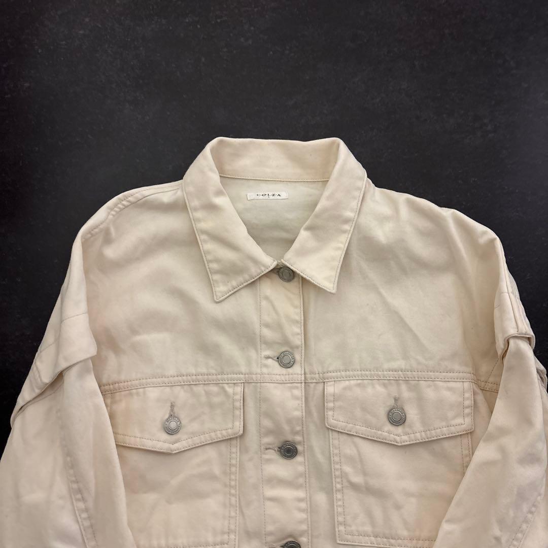 00s archive denim jacket y2k 白