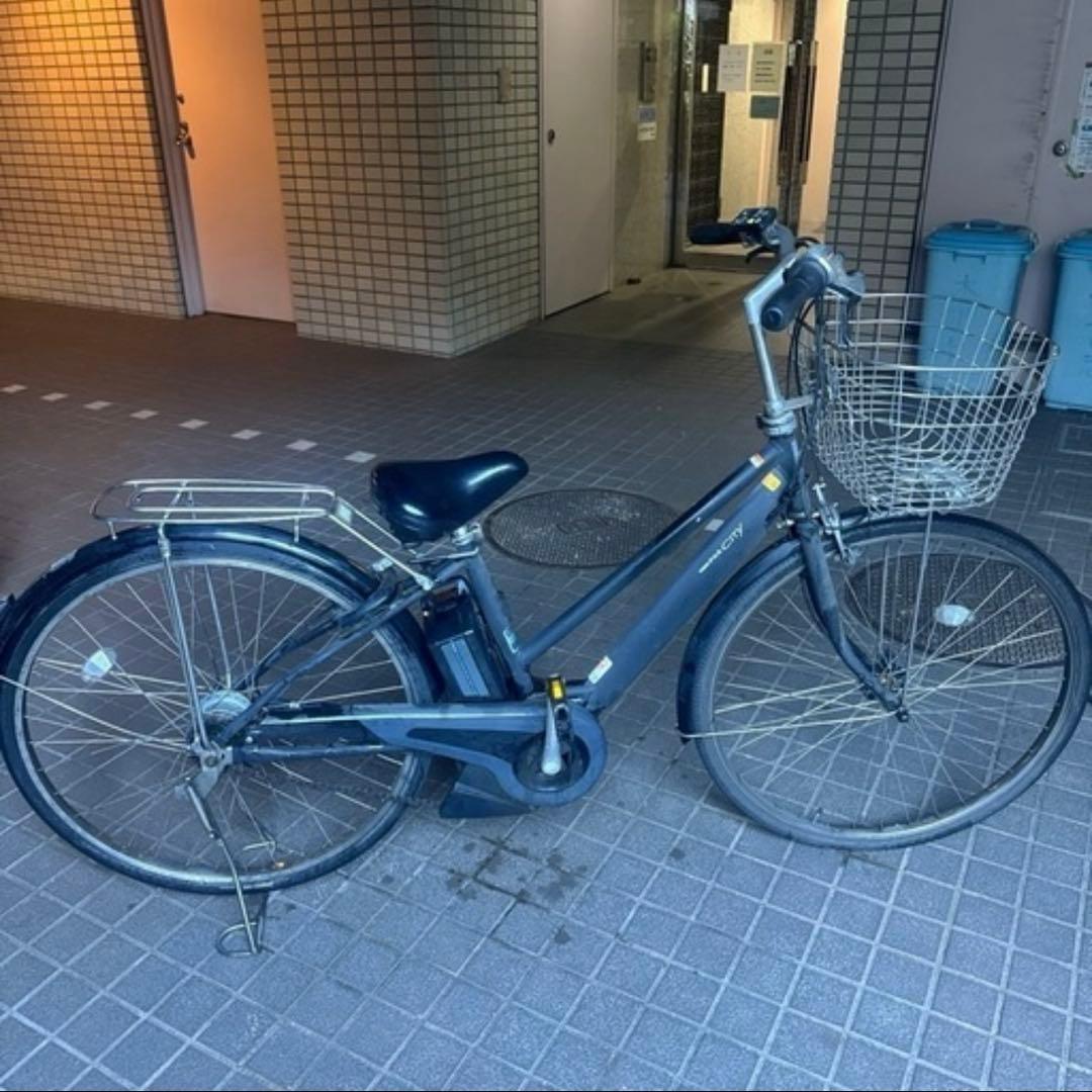 東京手渡し限定　電動アシスト自転車 27インチヤマハ　12.8ah大容量バッテリ