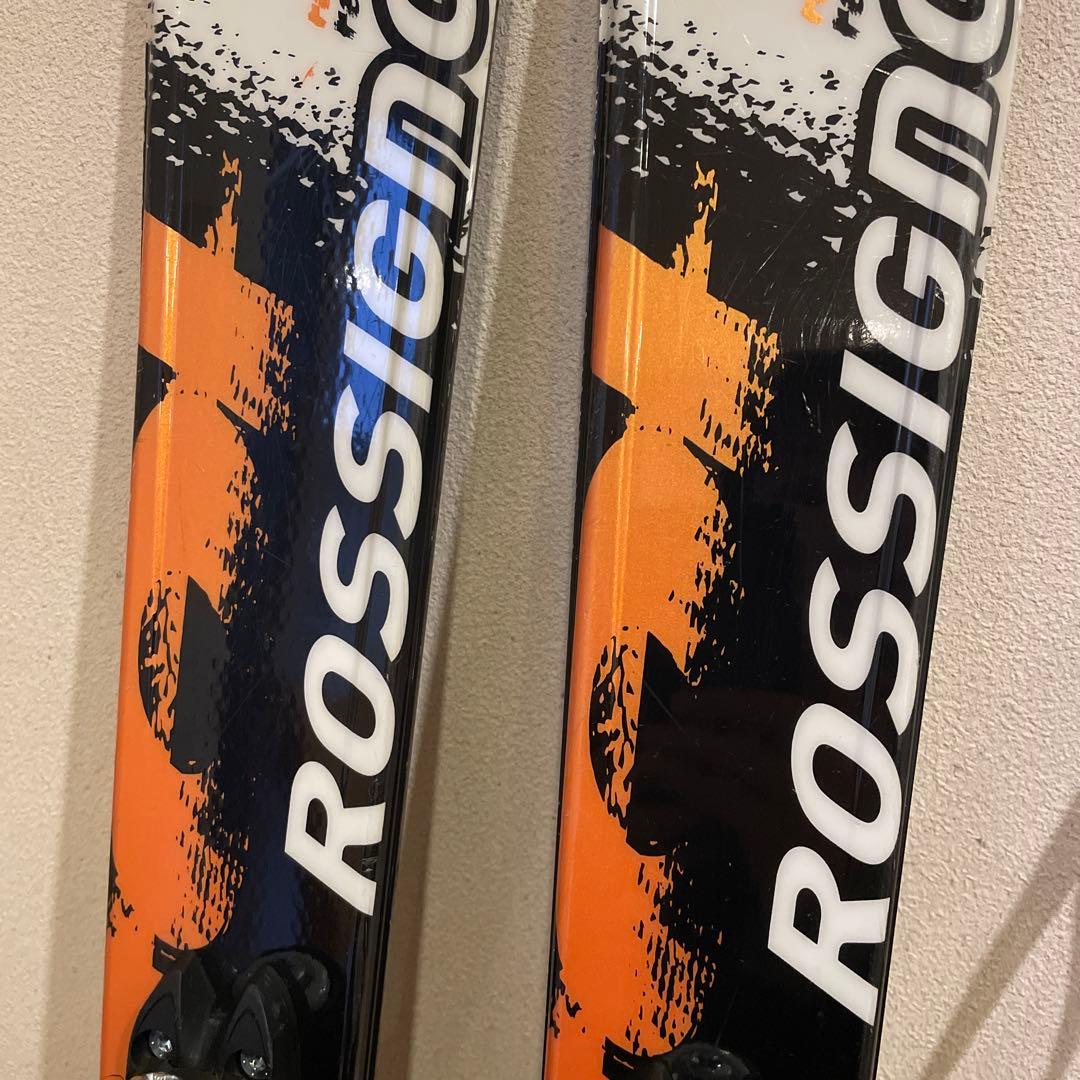 ROSSIGNOL スキー板(ビンディング付き)＆ストック　130㎝
