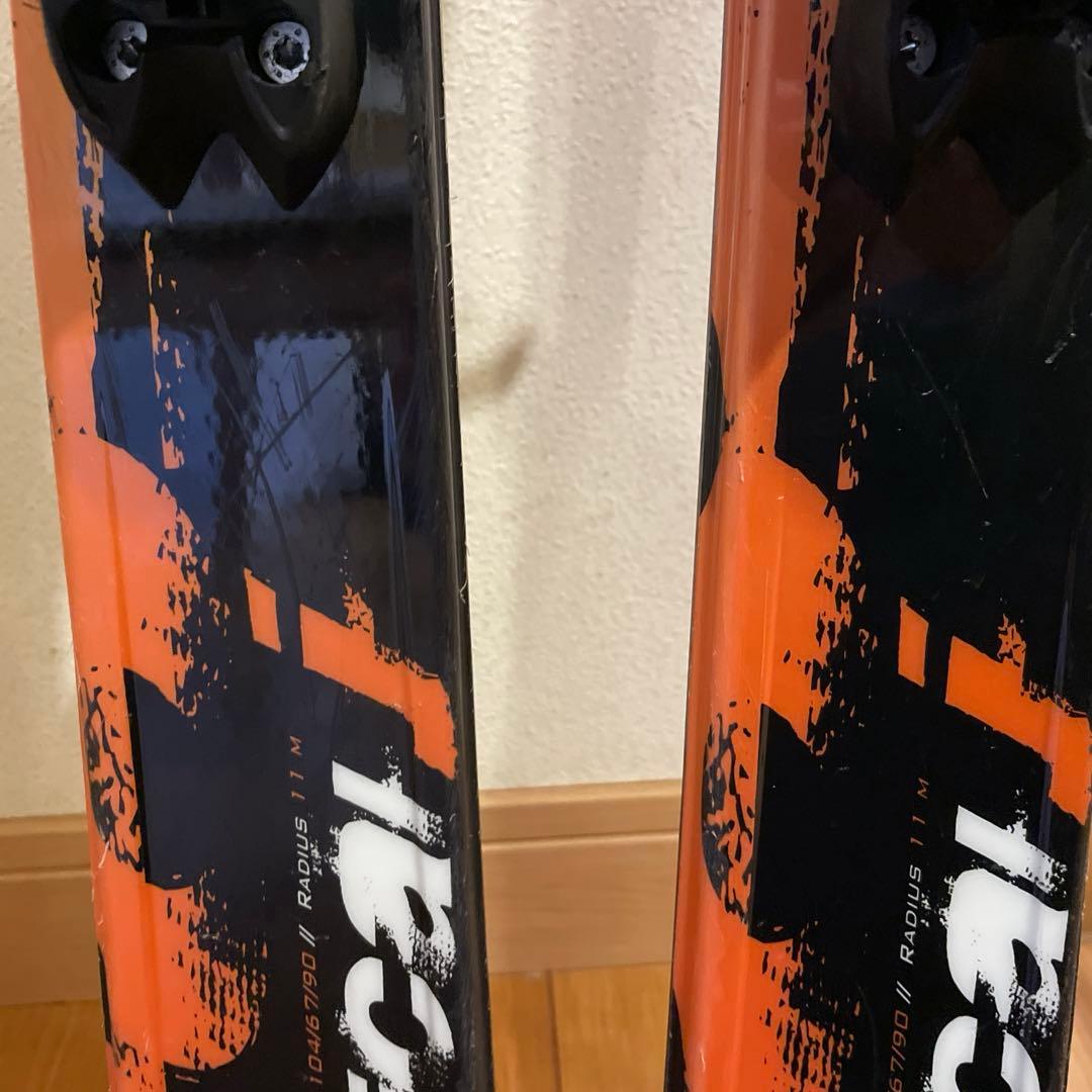 ROSSIGNOL スキー板(ビンディング付き)＆ストック　130㎝