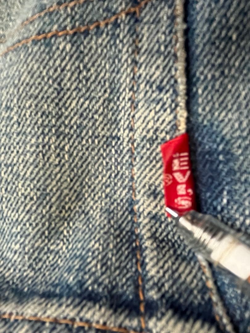 60s Levi’s 501 Big E（ビッグE）オリジナル 実寸W34