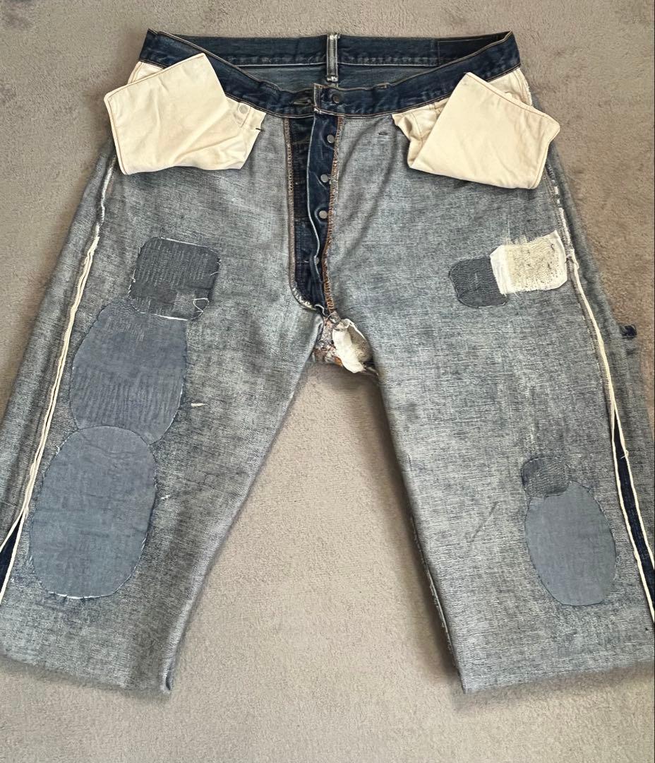 60s Levi’s 501 Big E（ビッグE）オリジナル 実寸W34
