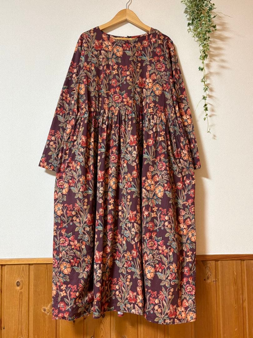 TSUHARU by Samansa Mos2 リバティHESTIA柄ワンピース