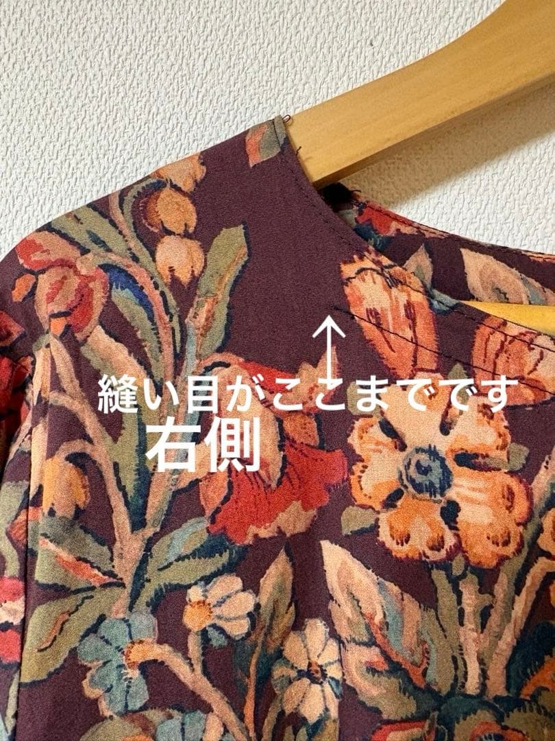 TSUHARU by Samansa Mos2 リバティHESTIA柄ワンピース
