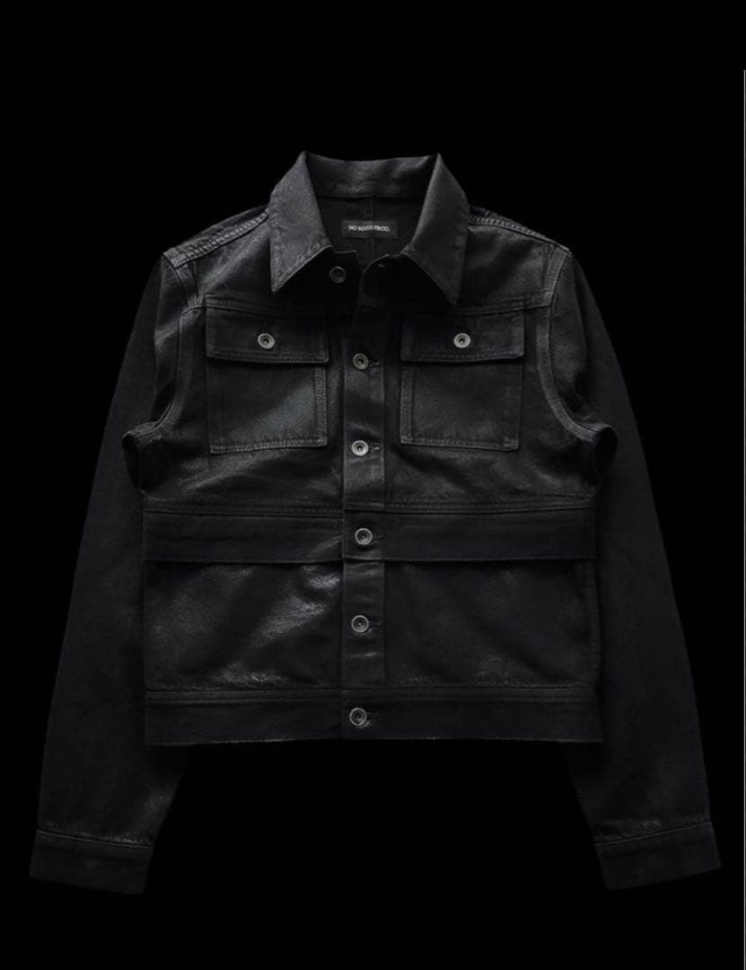 ジャケット・アウター NO MASS PROD 008GLM WAXED DENIM JACKET
