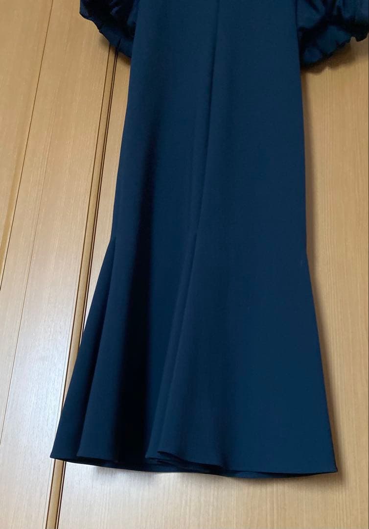土日セール美品ヨーコチャンYOKO CHANマーメイドバルーンスリーブワンピース