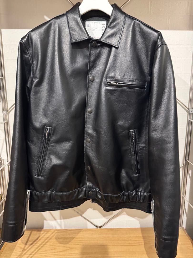 【G43】sacai 26ss Leather Blouson