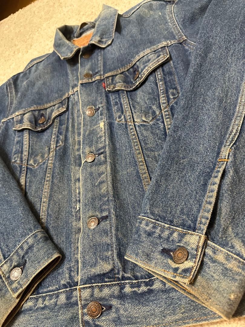 80s USA製 Levi’s 70506 デニムジャケット サイズ40フェード