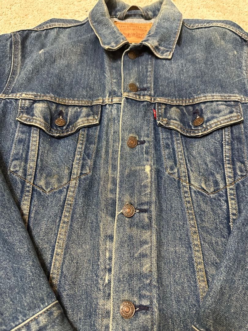80s USA製 Levi’s 70506 デニムジャケット サイズ40フェード