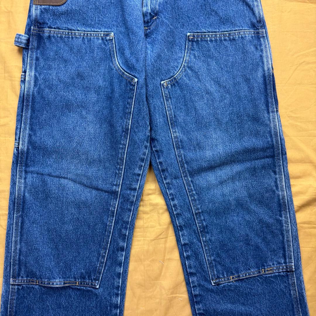 Wrangler RIGGS ダブルニー　デニム　ワークパンツ　W34 L32