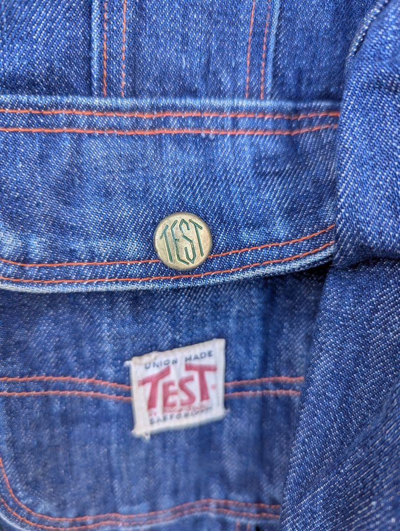 TEST ビンテージ　デニム　Gジャン