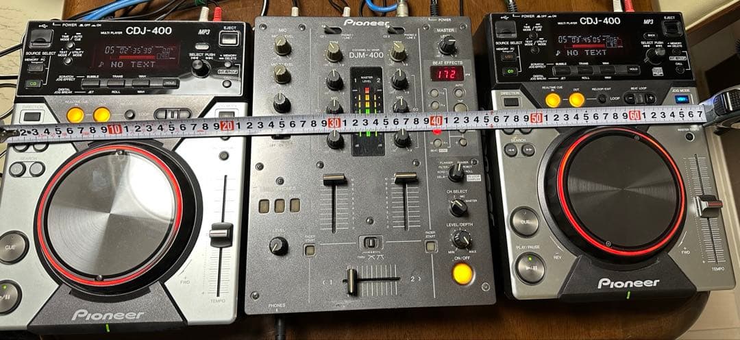Pioneer CDJ-400×2 DJM-400 DJ機材ミキサーフルセット