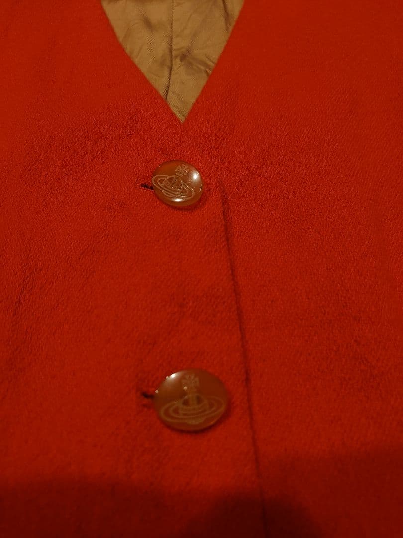 Vivienne Westwood ベスト レッド イタリア製