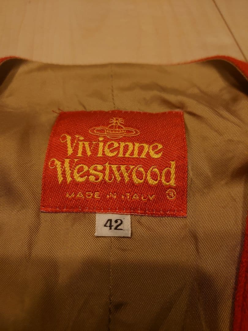 Vivienne Westwood ベスト レッド イタリア製