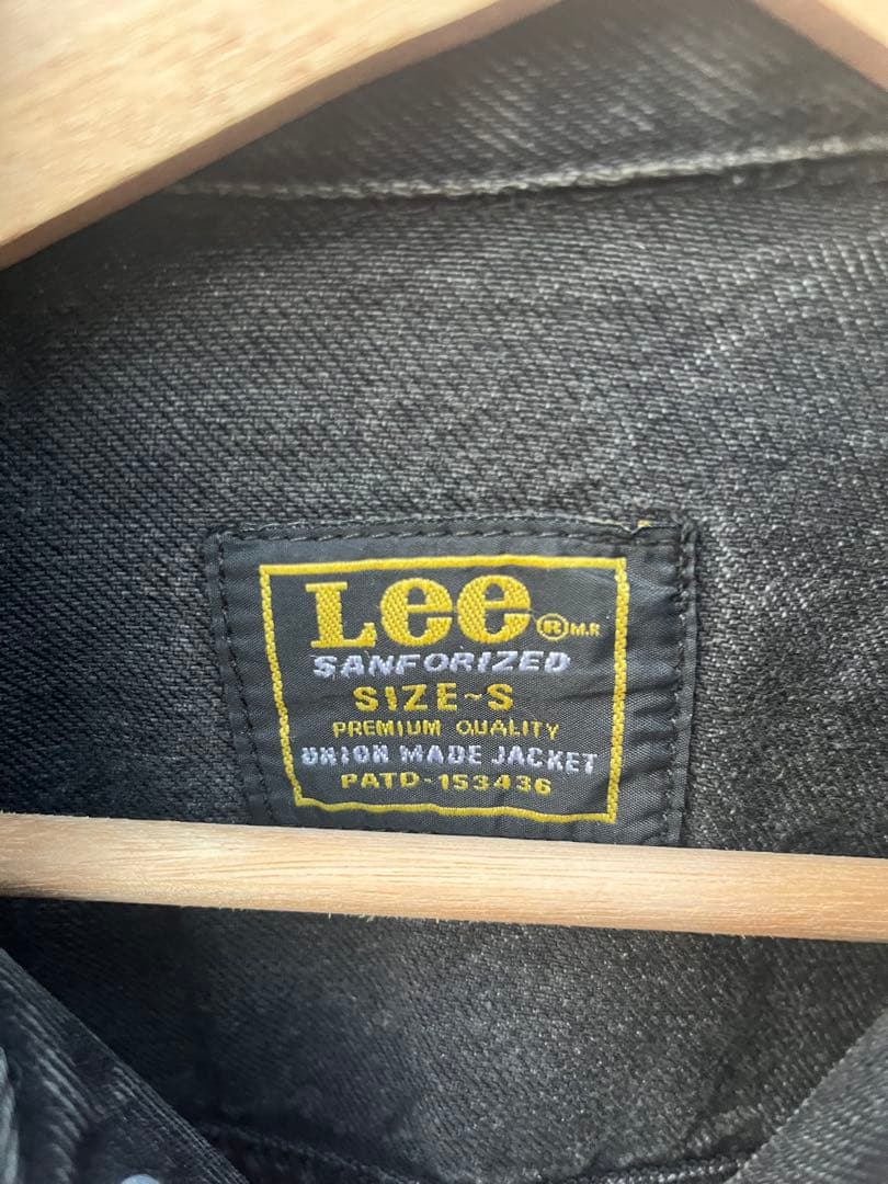 Lee ブラックデニムジャケット S