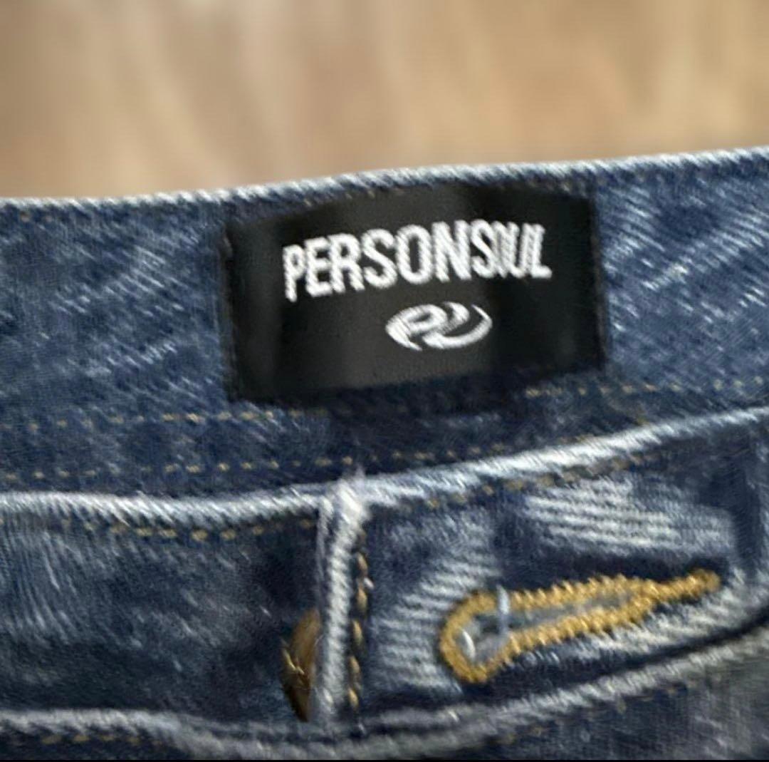 PERSONSOUL パーソンソウル ブーツカットデニム ワイドフレアデニム