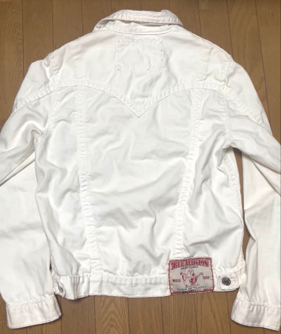 TRUE RELIGION ホワイトデニムジャケット L