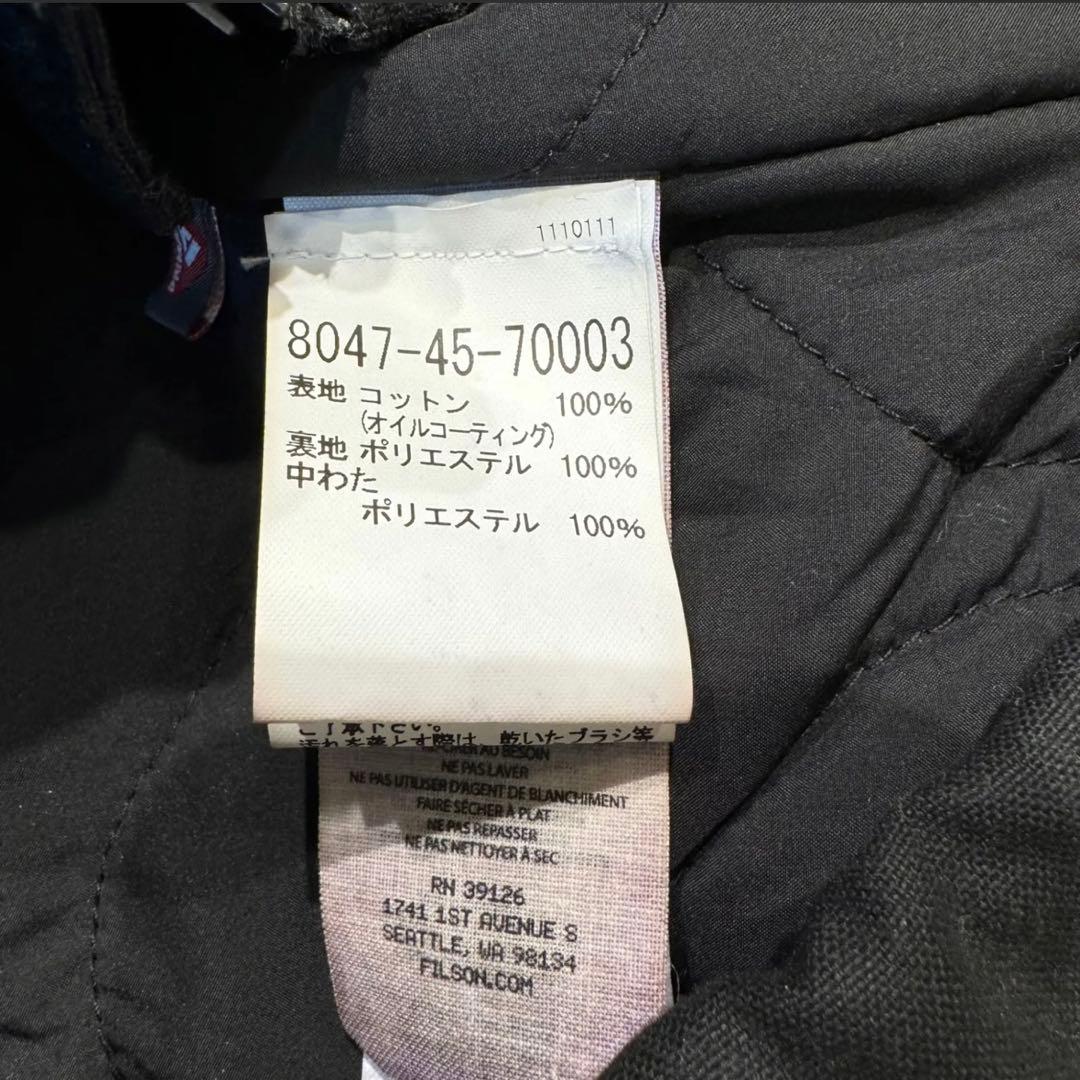 FILSON (フィルソン) PRIMALOFT 中綿オイルドコットンベスト L