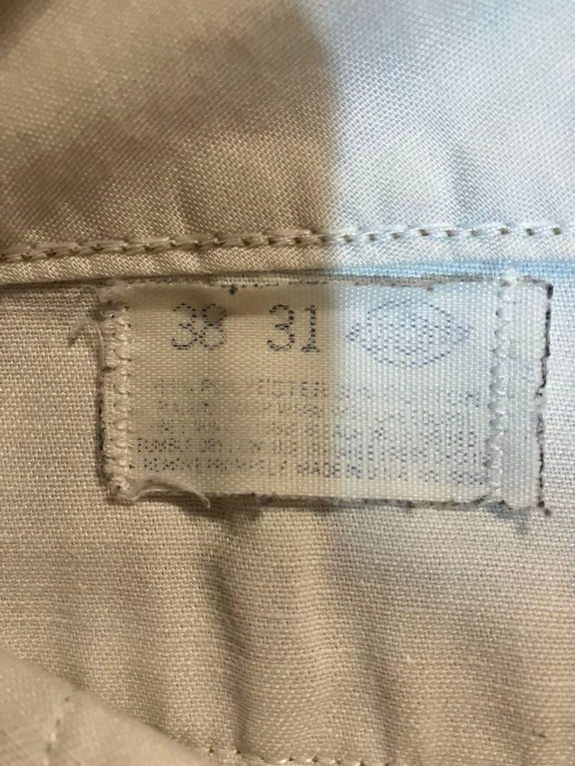 80s USA製 チビタグ Dickies ワークパンツ W38L31 874