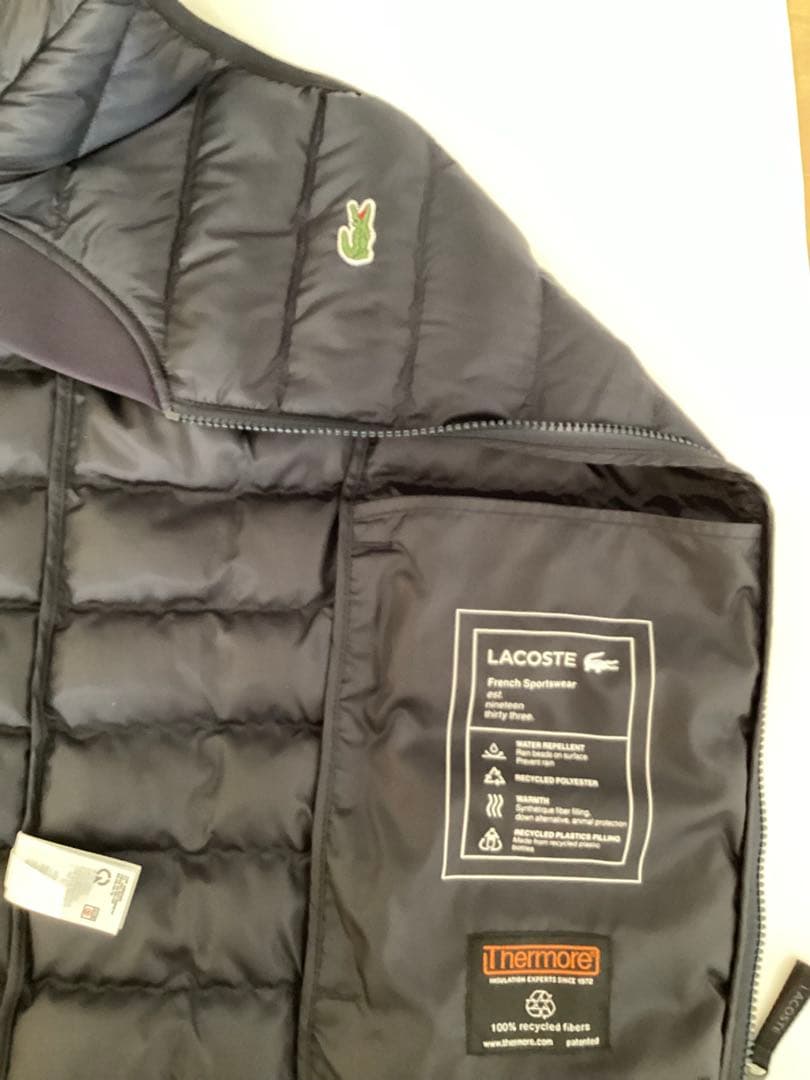 新品！LACOSTE ラコステダウンベスト