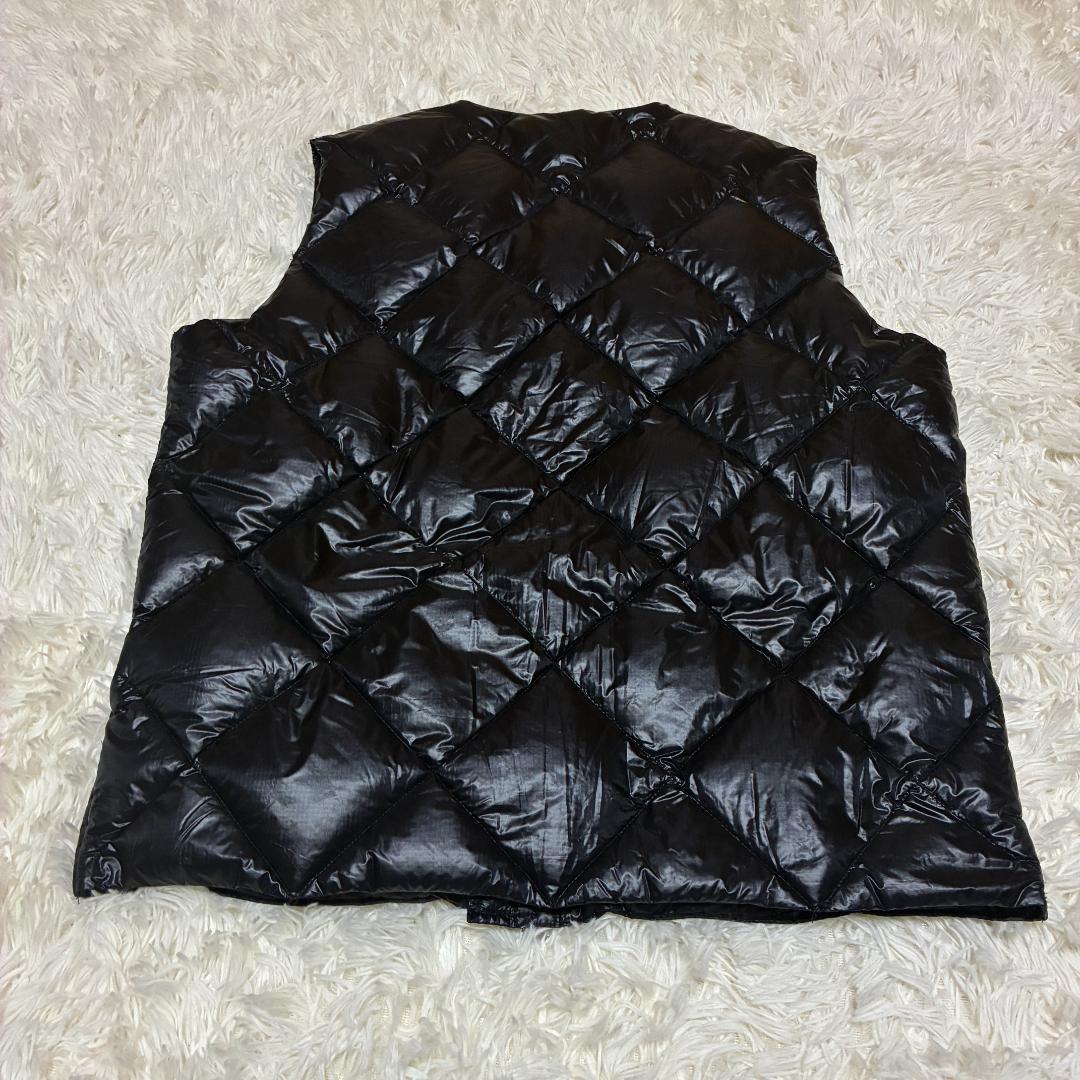 【美品】ナナミカ　nanamica キルティング　ダウンベスト　ジレ　ブラック