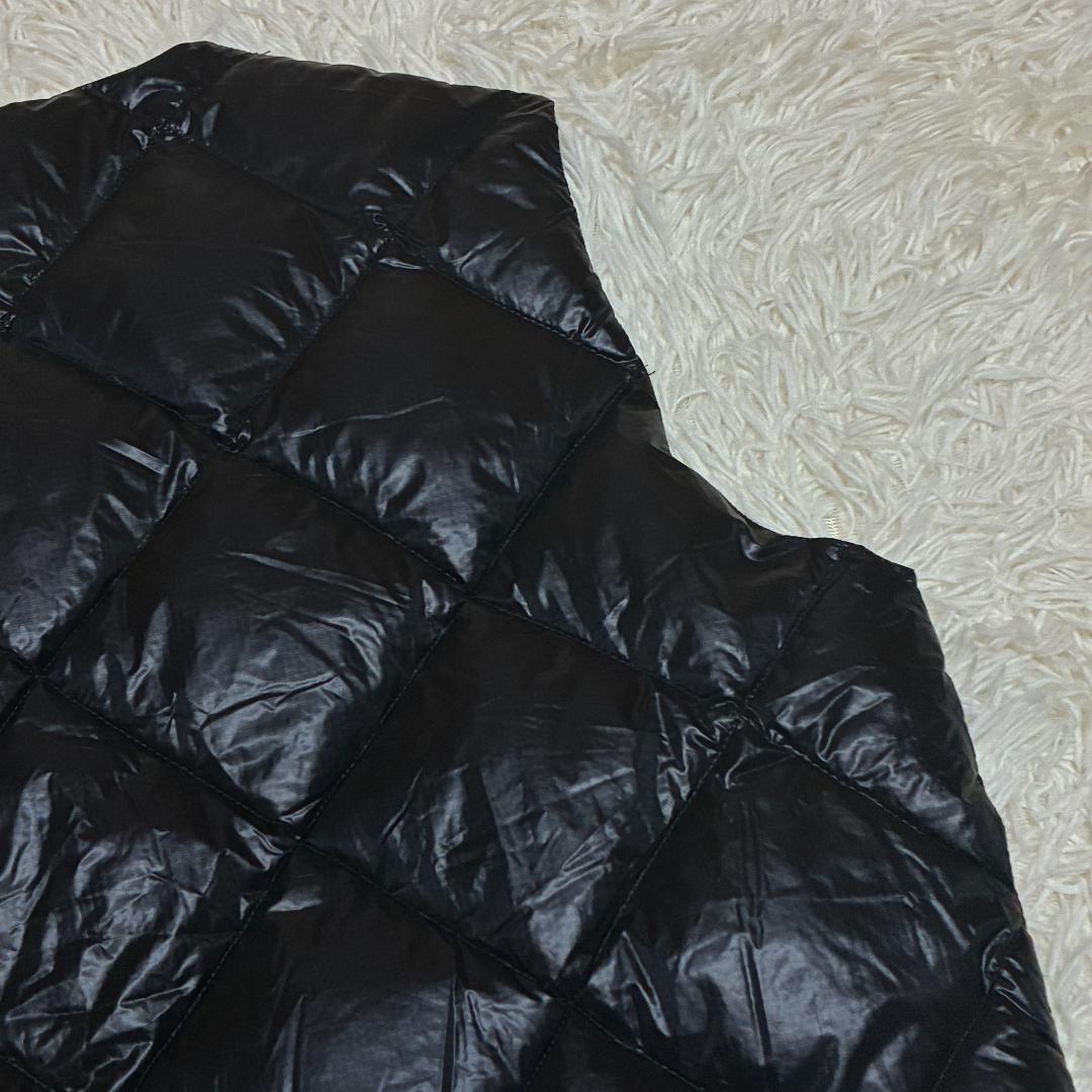 【美品】ナナミカ　nanamica キルティング　ダウンベスト　ジレ　ブラック