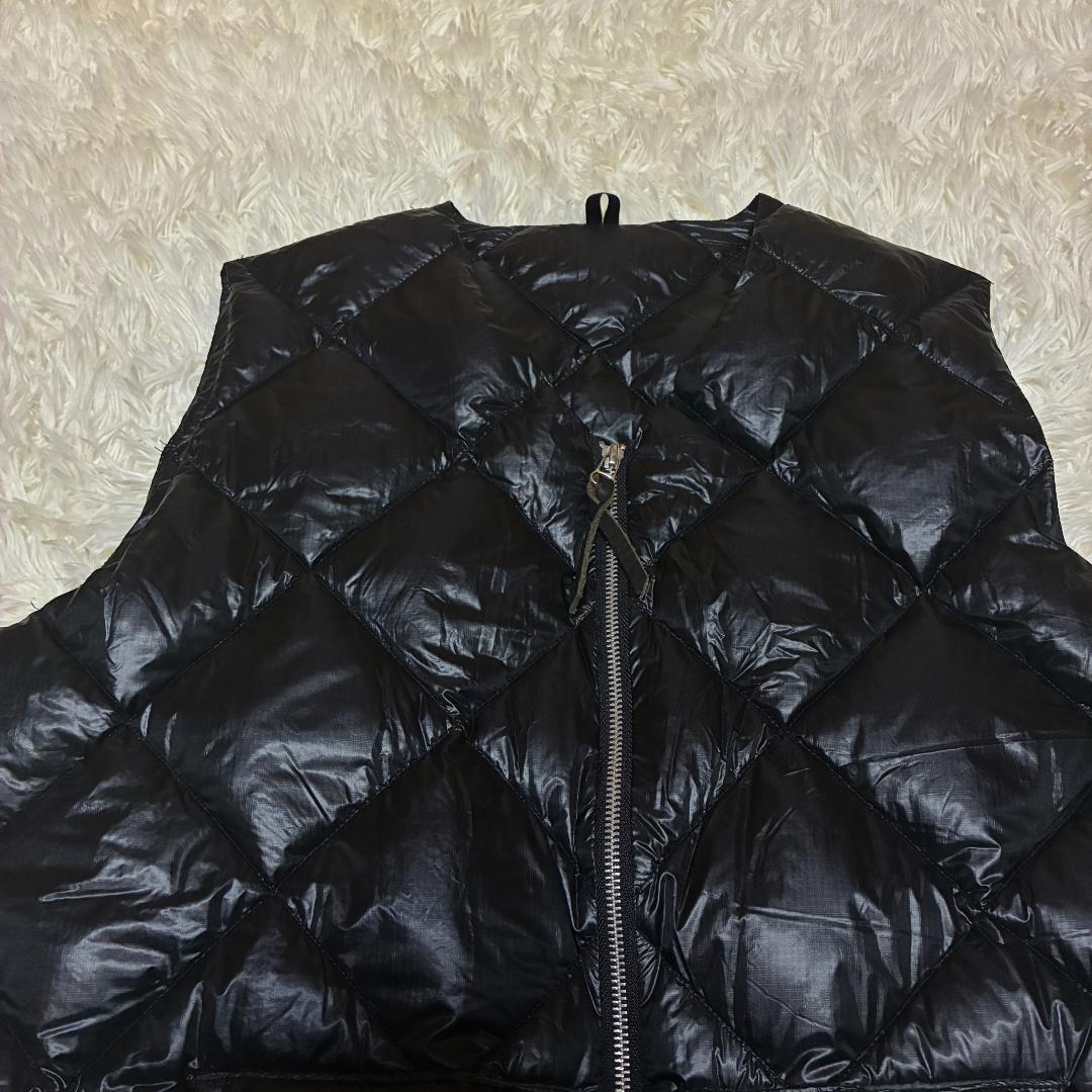 【美品】ナナミカ　nanamica キルティング　ダウンベスト　ジレ　ブラック