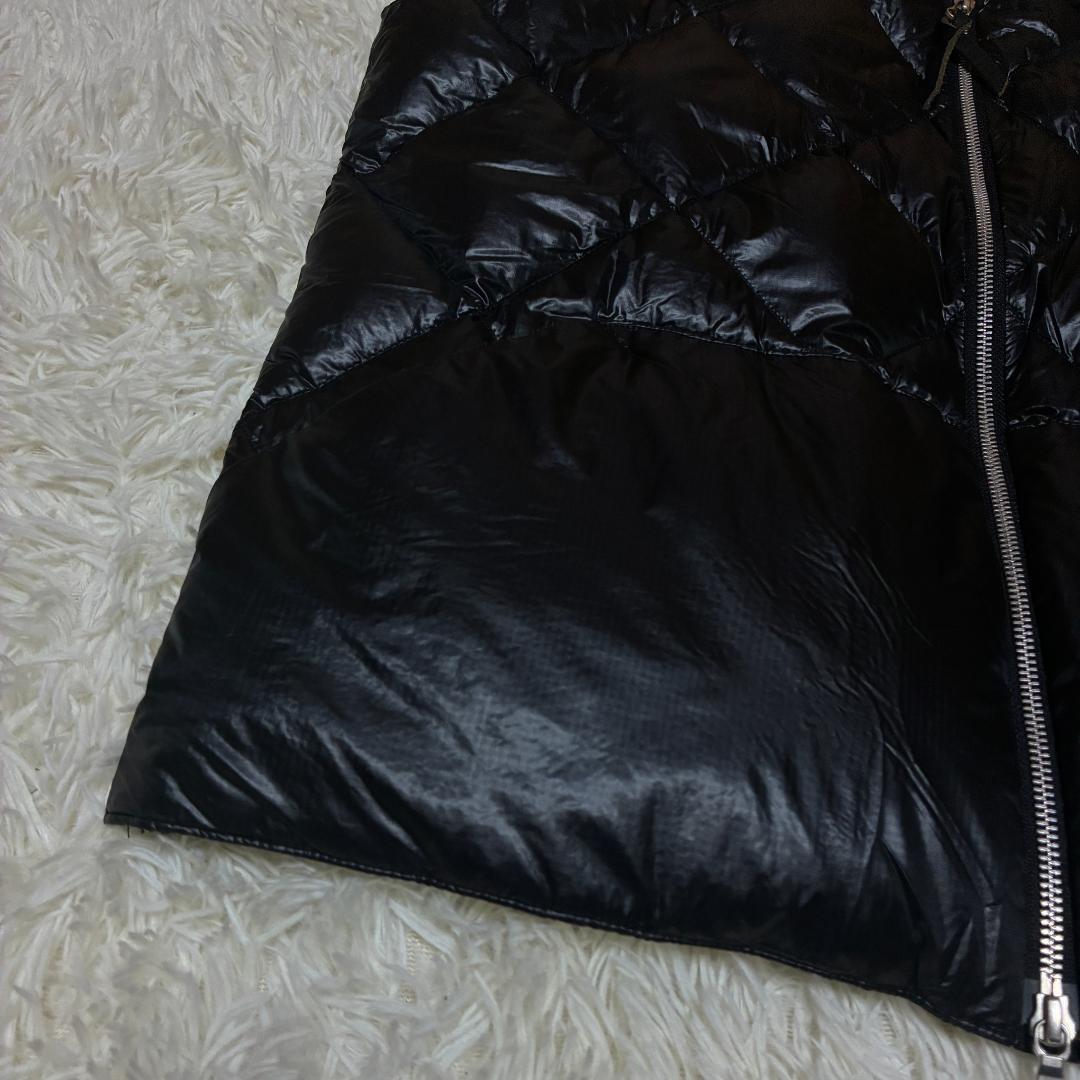 【美品】ナナミカ　nanamica キルティング　ダウンベスト　ジレ　ブラック