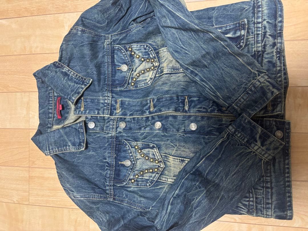 (新品)jaded london 短丈デニムジャケット　sizeM