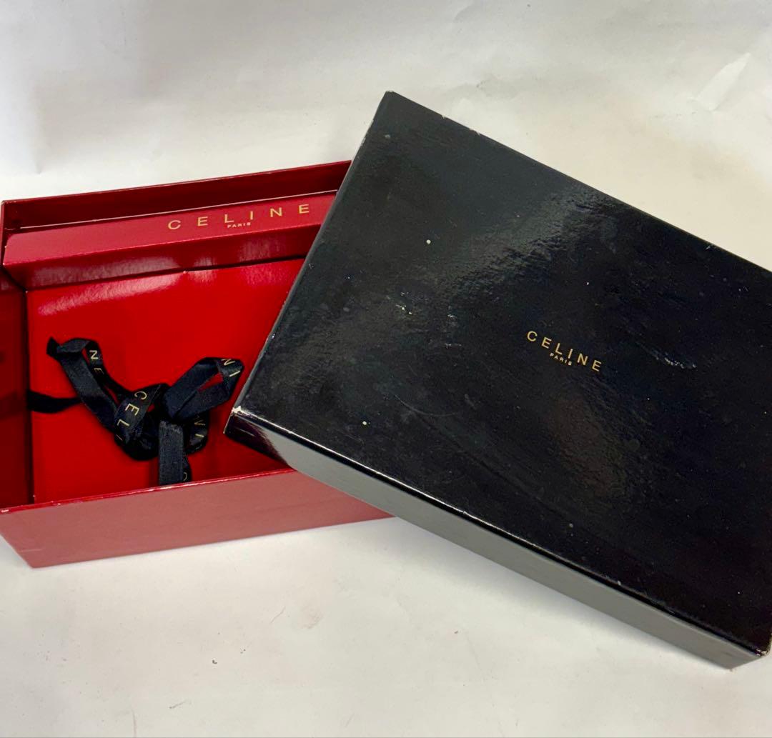 【美品】セリーヌ　ハンドバッグ　サークルハンドル　フォーマル　希少 箱付き