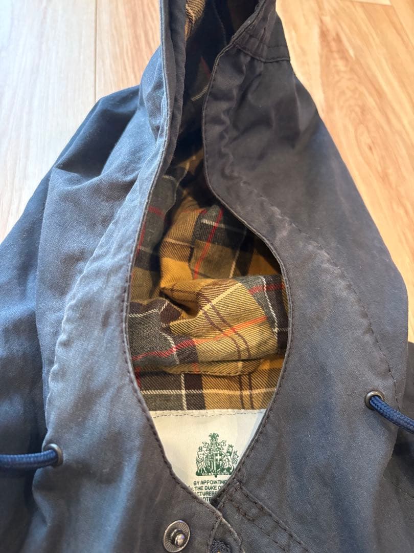 週末セール Barbour Hooded Hunting size40 navy