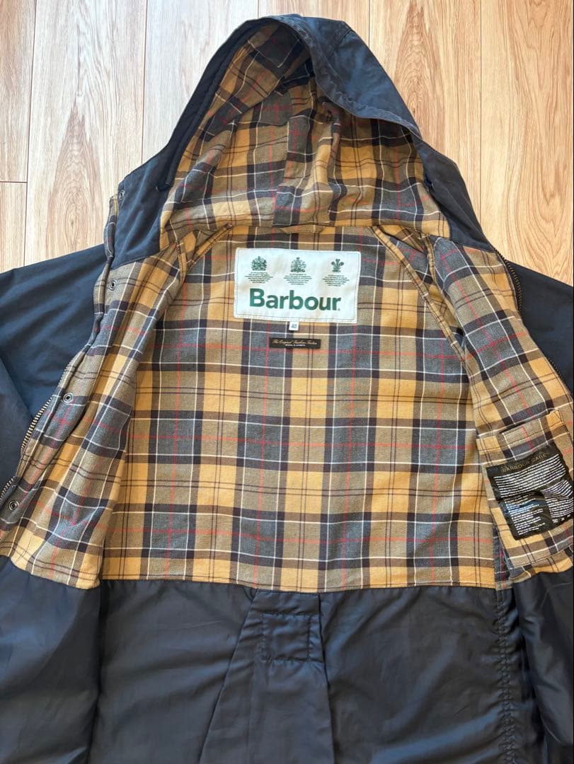 週末セール Barbour Hooded Hunting size40 navy