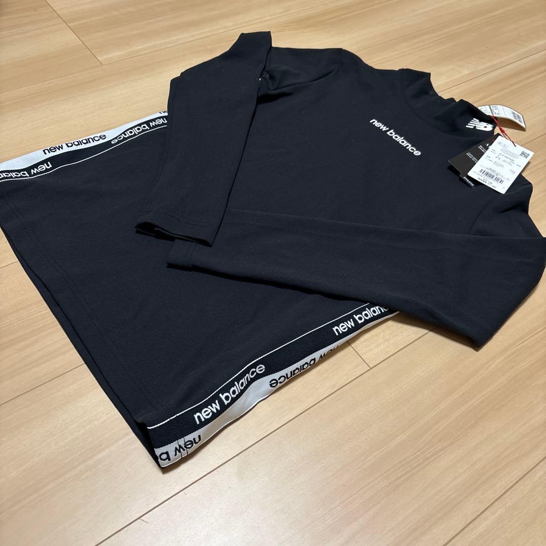 new balance レディース長袖シャツ サイズ2 黒