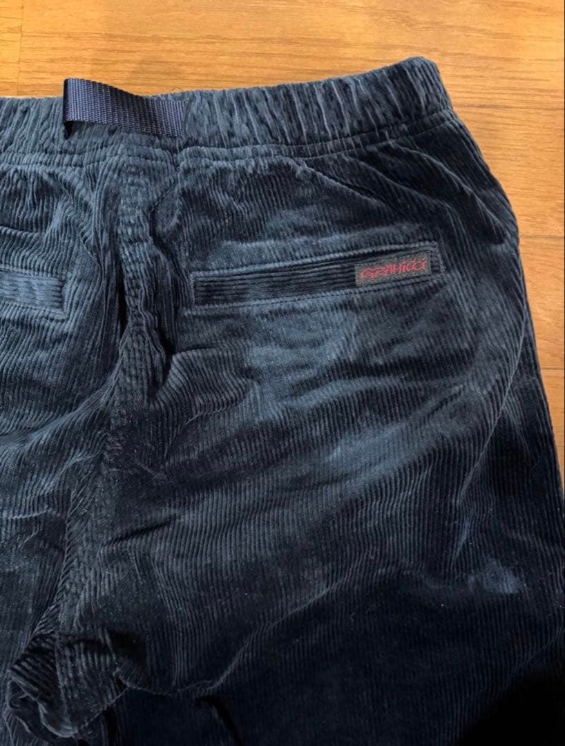 【新品/定価1.5万】Gramicci コーデュロイパンツ S ネイビー 希少