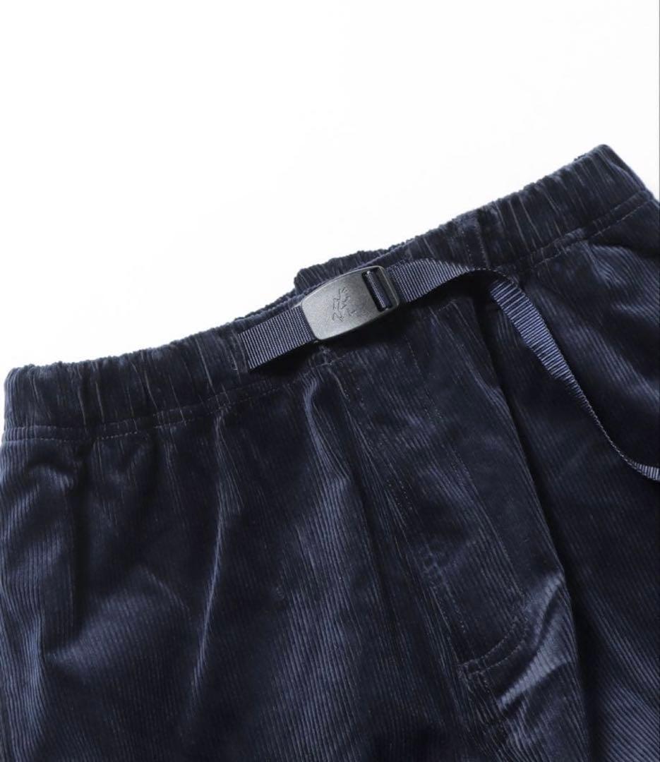 【新品/定価1.5万】Gramicci コーデュロイパンツ S ネイビー 希少