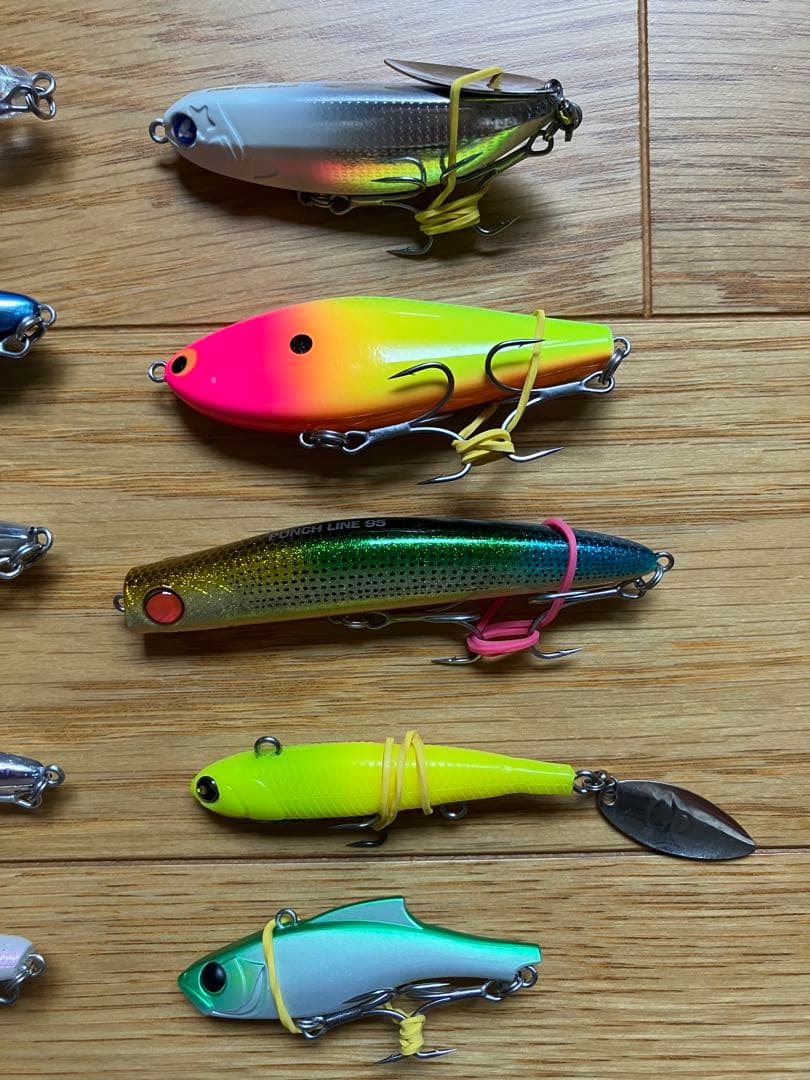 カゲロウ124Fシャルダス20アイザー125 F他シーバスルアー